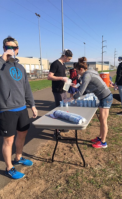 Powertex Hosted EC Marathon Water Station