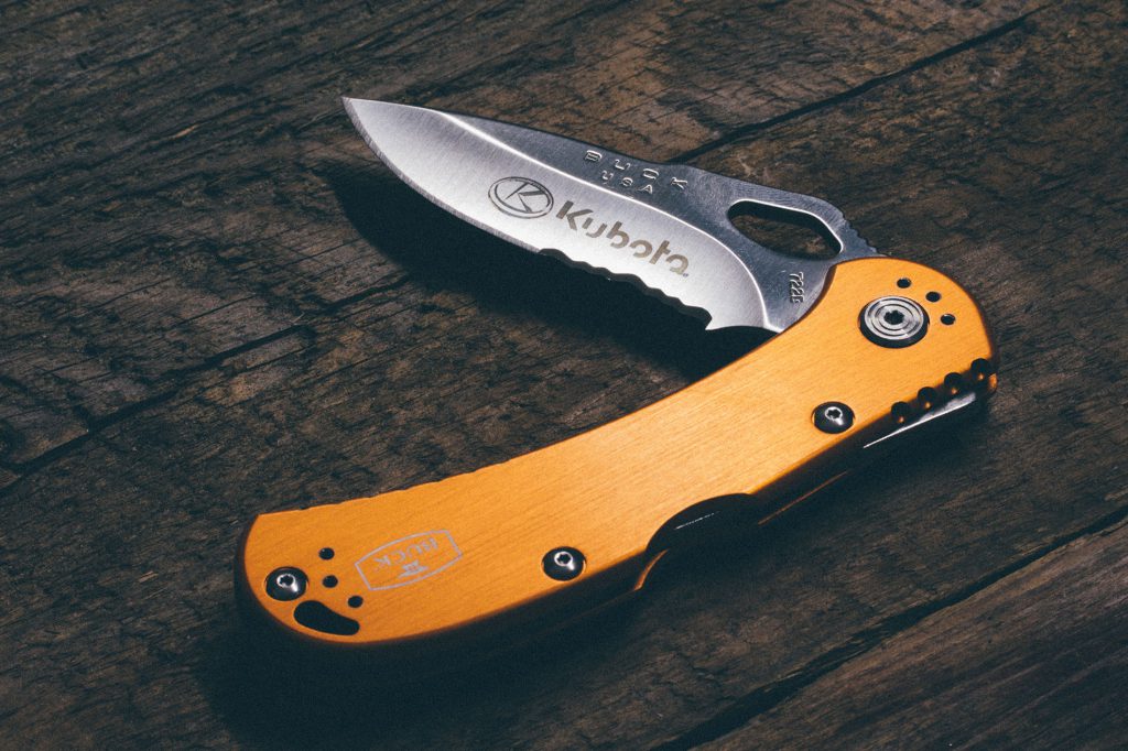 Kubota branded Buck pocket knife